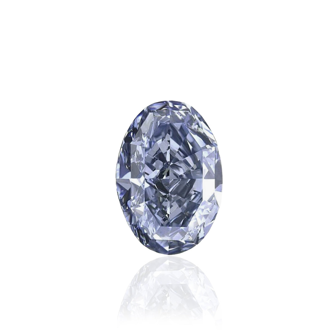 0.06ct Blue Oval Diamond from Argyle BL2/SI2