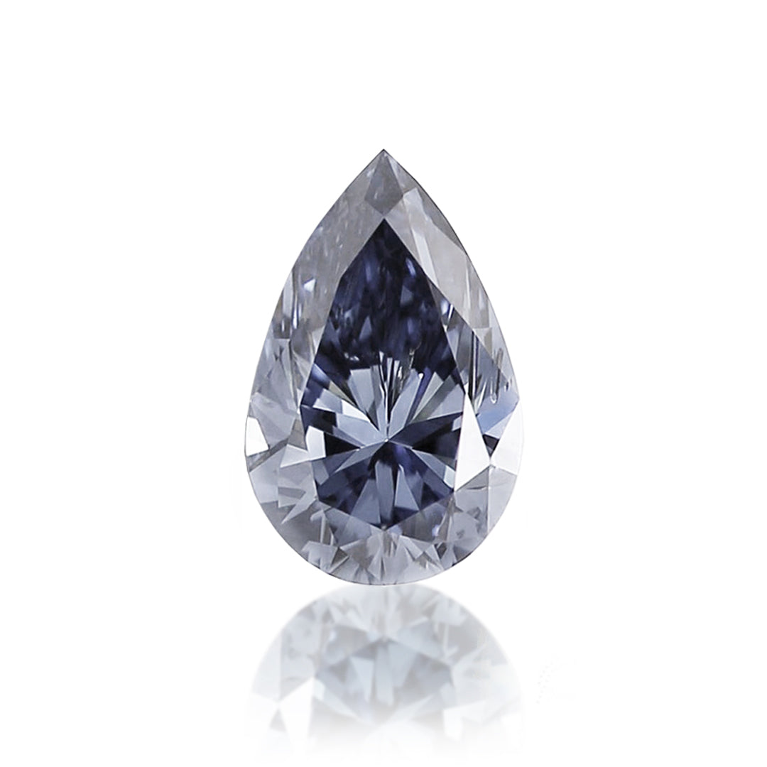 0.10ct Blue Pear Diamond from Argyle BL2+/SI1